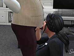 what happens when indian boss corners arab secretary in stockings at work?