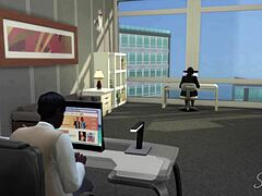 what happens when indian boss corners arab secretary in stockings at work?