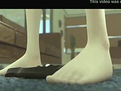 Tracer Bent Over Doggystyle for Creampie Fill-Up
