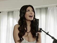 Thick Brunette Cami Strella Soars Sexually with Dante Colle