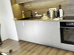 college girl tries on fashion then bares shaved pussy for casting