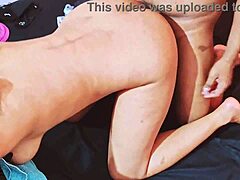 curvy latina girlfriend begs more doggystyle creampie pounding