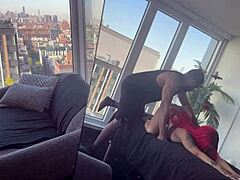 whoa this massage turned into ebony goddess ass worship 😍🍑🔥 part 1