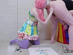 feisty chick harsh assylum treatment