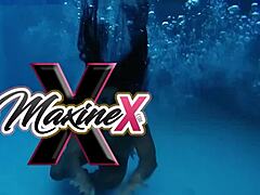 Canadian Erika Heaven's pussy gets drilled by vibrating metal dildo