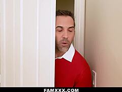 stepdaughters kneel blowjob cowgirl doggystyle daddy cumshot pov