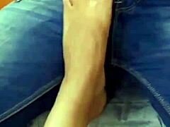 i worship her feet outdoors full nasty humiliation video on my page...