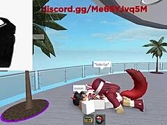 guy pounds roblox christmas bunny girl's big ass hard