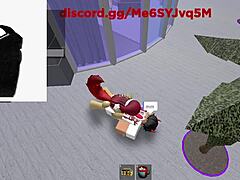 guy pounds roblox christmas bunny girl's big ass hard