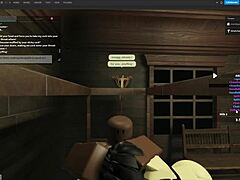 fucking this horny whore rough in roblox heat