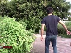 Yuuka Kaede's Intense Outdoor Pound with Lucky Stud