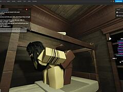 fucking this horny whore rough in roblox heat
