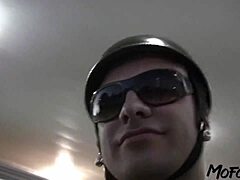 MofozO Slim Amateur's First Facial Cum Blast Video!