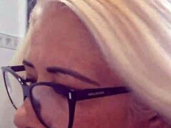 Blonde Friend's Bathroom Masturbation Caught Steamy