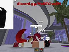 guy pounds roblox christmas bunny girl's big ass hard
