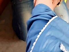 i worship her feet outdoors full nasty humiliation video on my page...