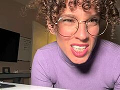 hot milf rips clothes for rough doggystyle with monster cock. condom or no condom, she takes big load on big tits.