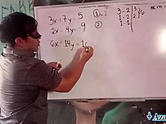 Japanese Schoolgirl Creampie Equation in Naughty Roleplay