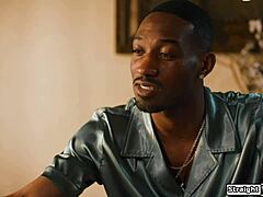 black boss pounds my big tits milf wife with his monster bbc once