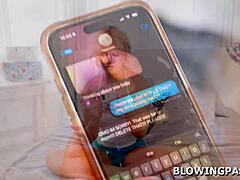 stepdad's cock throbs as teen fingers him slyly