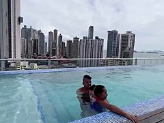 fucking slutty neighbor raw while husband slaves at work!