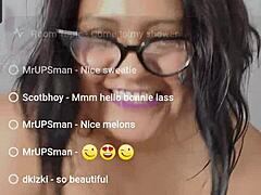 i love my huge tits showering live on webcam bbw fat boobs bathing show