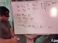 Japanese Schoolgirl Creampie Equation in Naughty Roleplay