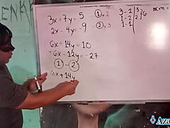 Japanese Schoolgirl Creampie Equation in Naughty Roleplay