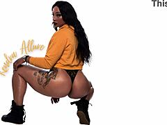 Hoodman Earns Ebony Goddess Strapon Pegging