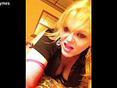 Jenna Jaymes Teases Her Massive Tits And Curves In Sultry Shorts