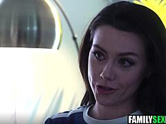 Cuckold stepmom watches stepdad pound petite stepdaughter pussy