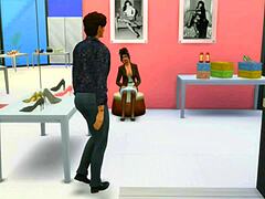 Cinderella Milf Pounds Hardcore in Shoe Store Heels