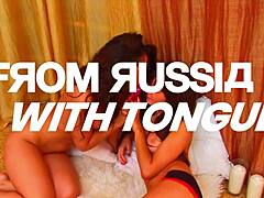russian lesbians tongue wet pussies toys in official trailer tease