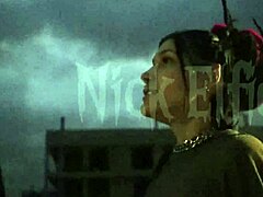 skinny tattooed latina convinced for street to home pov fuck