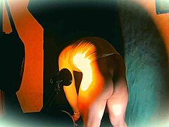 Shiny White Outfit Strokes 18cm Monster Cock