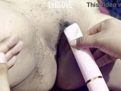 Shaving Lover's Pussy Clean Before Licking Her Wet Hole