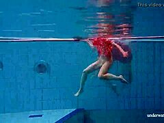 Sexy Czech Teen Avenna Swims Nude Exposing Tight Pussy Underwater