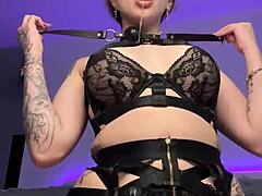 Adrianna Savu bdsm fingering big ass tits lingerie