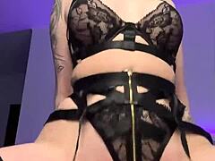 Adrianna Savu bdsm fingering big ass tits lingerie