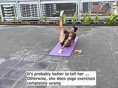 yoga babe bent over doggystyle cum covered classroom fuck
