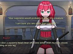 Kaylin's fu�massage in slave lord bondage game... hot! 😈🔗💦