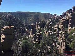 omg she deepthroats and swallows cum on hiking trail outdoors...