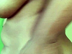 sibani mature squirts hairy pussy in nude masturbation