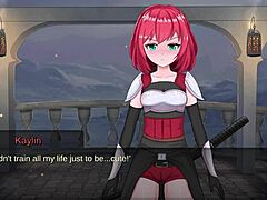 Kaylin's fu�massage in slave lord bondage game... hot! 😈🔗💦