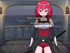 Kaylin's fu�massage in slave lord bondage game... hot! 😈🔗💦