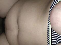 pizza delivery guy fucked me hard in living room dumped cum all over my fat ebony ass 😈