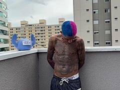Petite 18-Year-Old Brazilian Teen Gives Intimate Visit to Tattooed Young Prisoner
