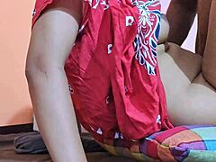 Shy Chubby Latina Bride Creampied by Big Cock Delivery Guy