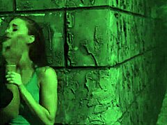 bold stranded teen pounded rough public outdoor