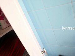 Sister-In-Law Spreads Petite Ass for POV Doggystyle in Bathroom While Wife's Away